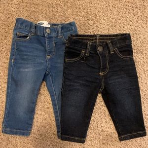NWOT old navy jeans 3-6 months